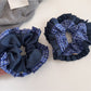 Gifty - Blue Plaid Scrunchie Hair Tie