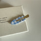 Beau - Bow Checkered Acetate Alloy Hair Clip