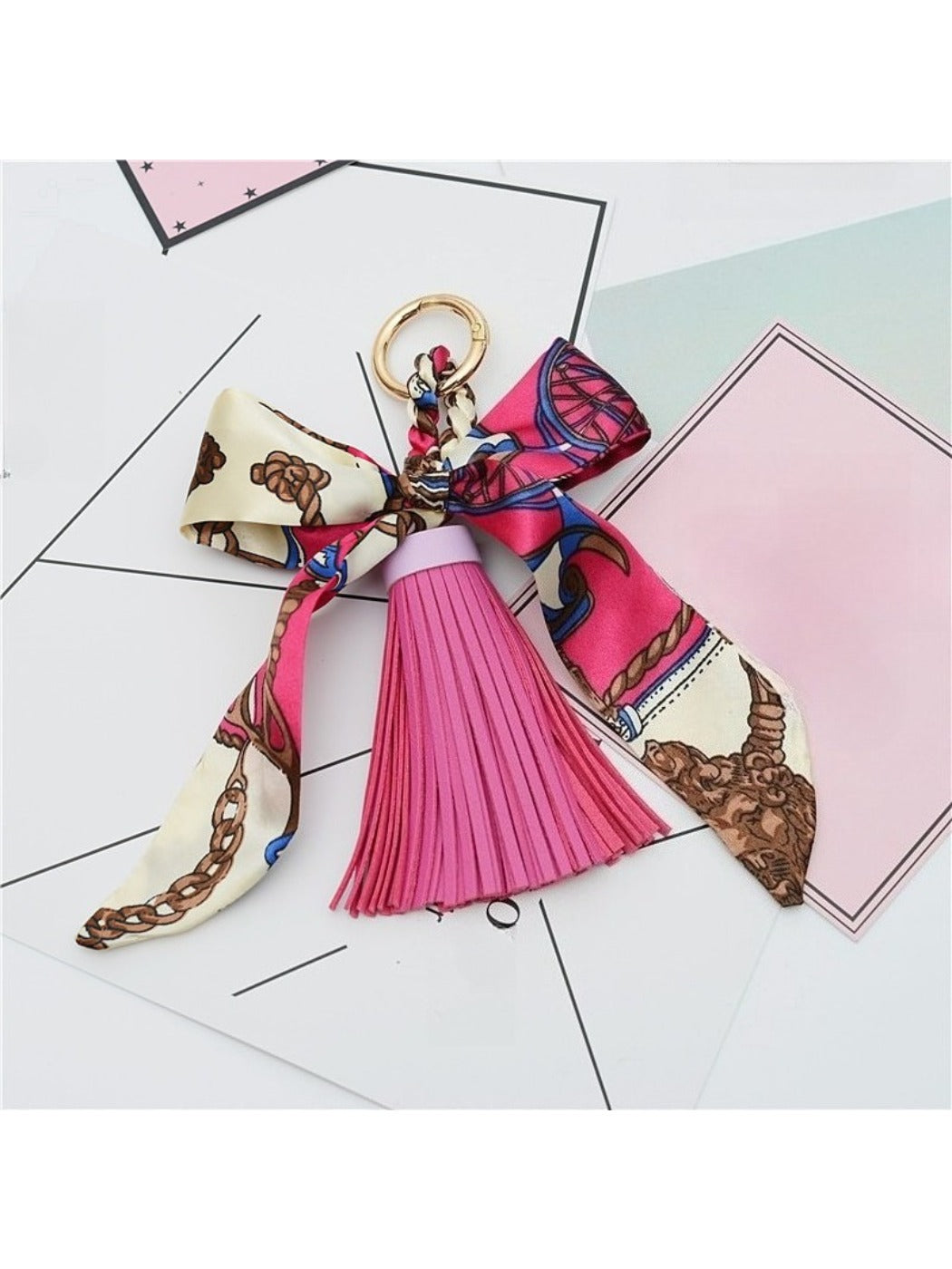 Keypus - Tassel Bow Pendant Keychain