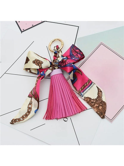 Keypus - Tassel Bow Pendant Keychain