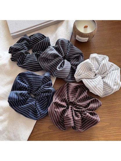 Gifty - Simple Striped Scrunchie Hair Tie