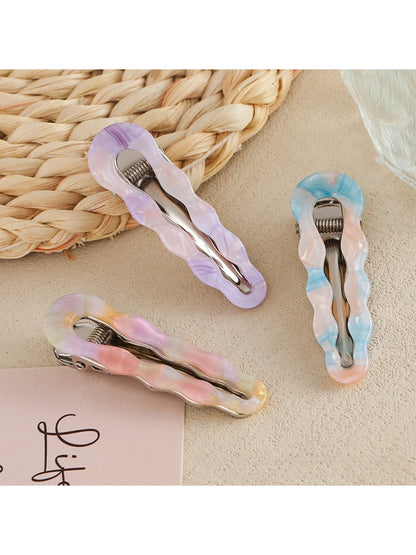 Beau - Spring Summer Wavy Shaped Hair Clip
