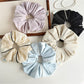 Gifty - High Elasticity Plain Polyester Scrunchie