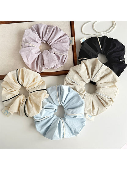 Gifty - High Elasticity Plain Polyester Scrunchie