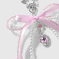 Keypus - Sweet Beaded Bow Star and Moon Keychain