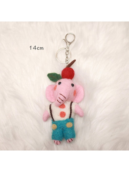 Feltery - Cute 3D Rabbit Doll Keychain Bag Charm