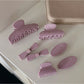Beau - Pink Polka Dot Hair Claw Clip