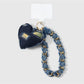 Keypus - Y2K Heart Chain Detail Polyester Keychain