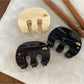 Beau - Vintage Leopard Print M Shape Claw Clip