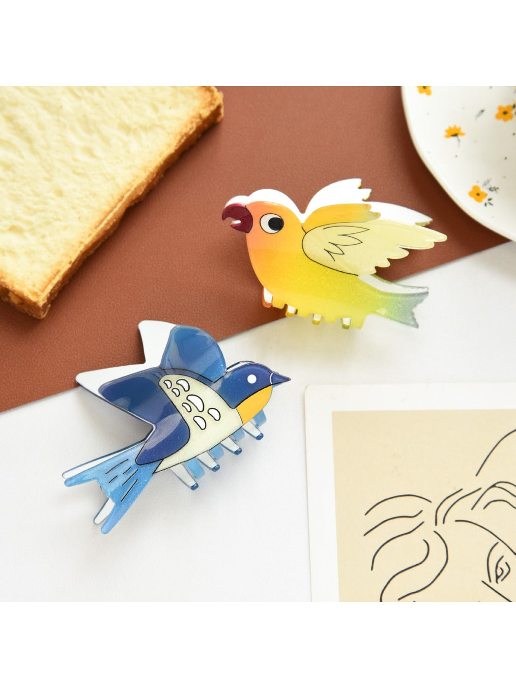 Beau - Parrot Swallow Shaped Hair Clip