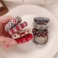 Gifty - Vintage Check Hair Tie (4 Pcs)