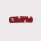 Beau - Textured Floral and Horse Detail Hair Clip