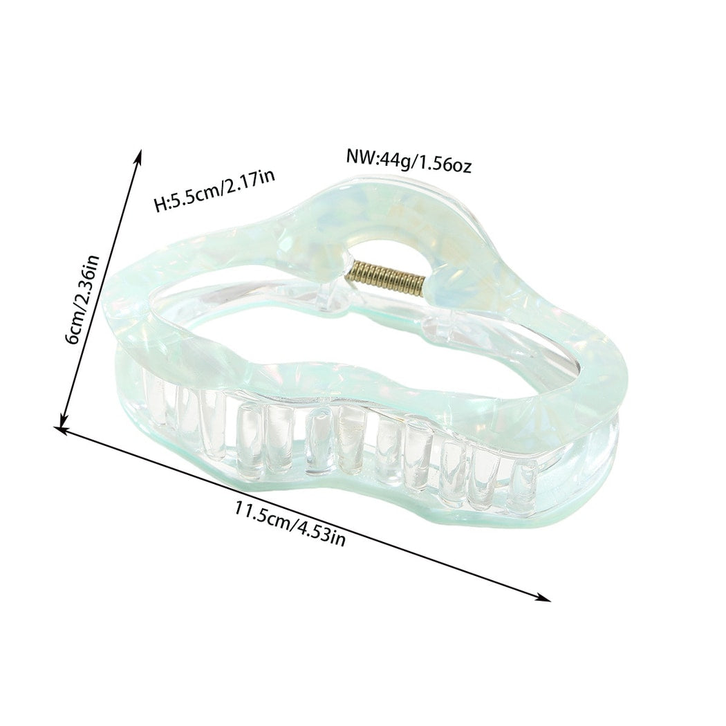 Beau - Cloud Shape Acetate Alloy Hair Claw Clip