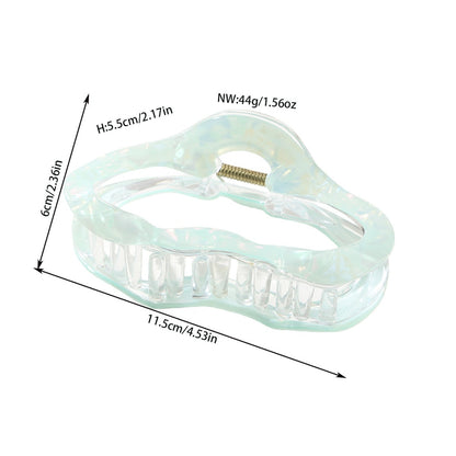 Beau - Cloud Shape Acetate Alloy Hair Claw Clip