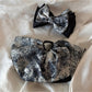 Beau - Vintage Print Layered Bow Hair Claw Clip