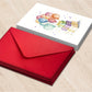 Carduria - Watercolor-Inspired Birthday Cake Greeting Card