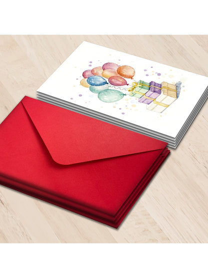 Carduria - Watercolor-Inspired Birthday Cake Greeting Card