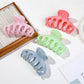 Beau - Marble Pumpkin Shaped Hair Claw Clip