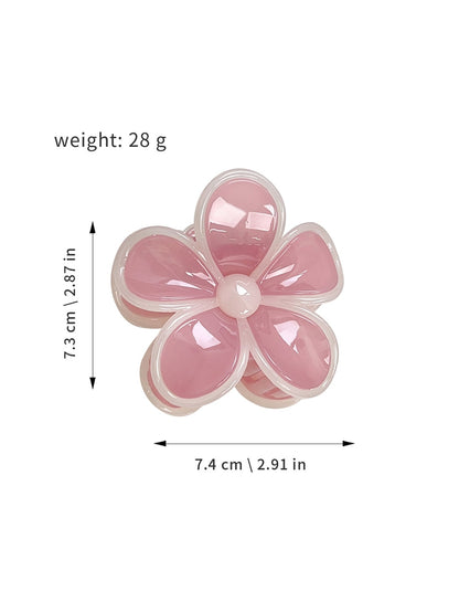 Beau - Fresh Style Floral Plastic Hair Claw Clip