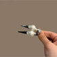 Beau - Round Bead Metal Side Bangs Hair Clip