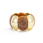 Lovra vintage textured link bracelet shown with natural lighting and shadows