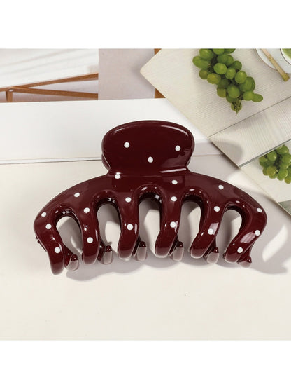 Beau - Stylish Wine Red Hair Claw Clips