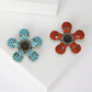 Brovia - Classic Floral Accent Alloy Brooch Pin