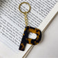 Keypus - Leopard Print Letter Keychain