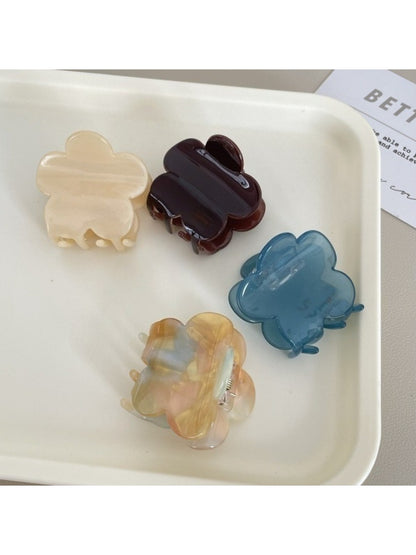 Beau - Macaron Colored Flower Shaped Claw Clip