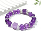 Side view of Lovra elegant bracelet highlighting the crystal bead arrangement