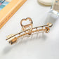 Beau - Cool Toned Geometric Line Elegant Claw Clip