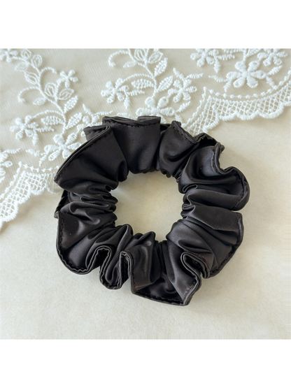 Gifty - Ruffled Gloss Finish Elastic Hair Scrunchie