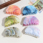 Beau - Half Round Marble Print Plastic Claw Clip