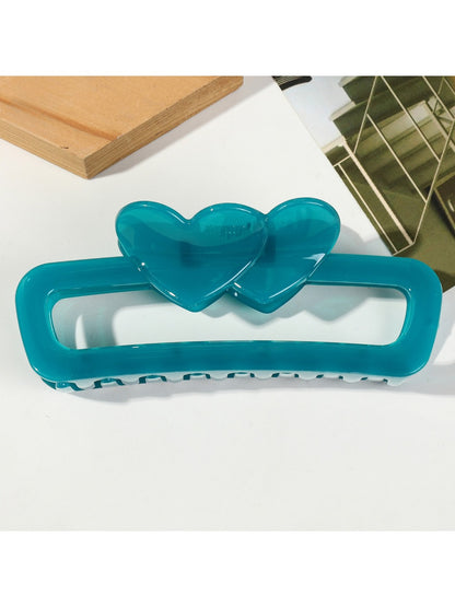 Beau - Hollow Heart Hair Claw Clip