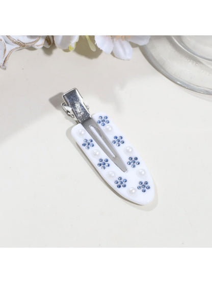 Beau - Acrylic Alloy Floral Butterfly Side Hair Clip