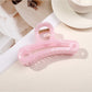 Beau - Glossy Marbled Pattern Hair Claw Clip