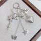 Keypus - Heart Shaped Bow Charm Keychain