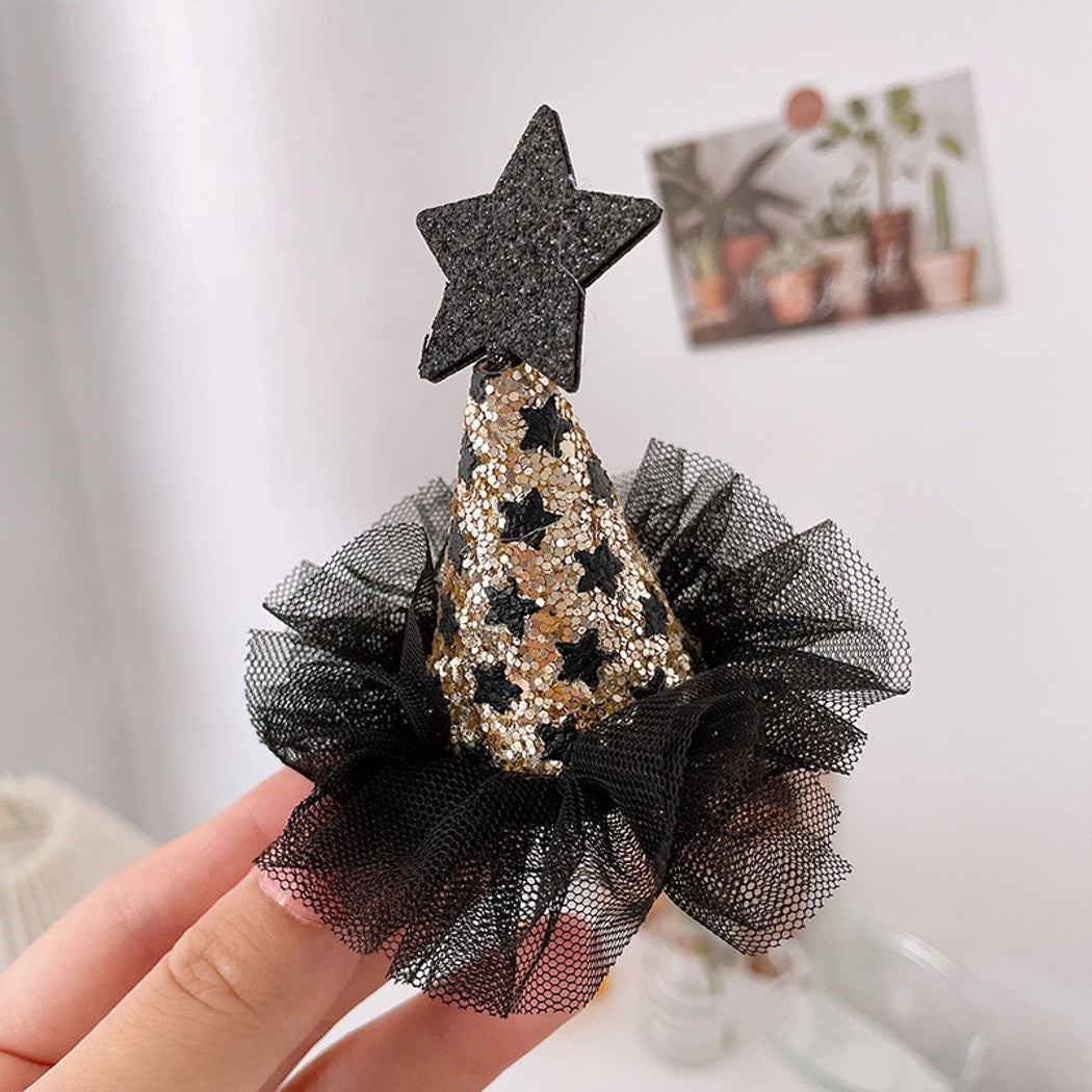 Gifty - Dark Style Halloween Bat Bow Hat Hair Clip