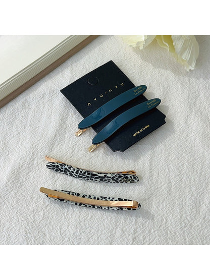 Beau - Beautiful Oval Acetate Hair Clip