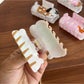 Beau - Cute Cartoon Puppy Hair Claw Large