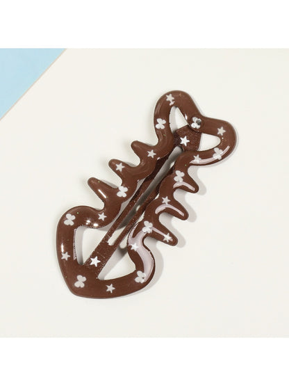 Beau - Fishbone-Shaped Side Bangs Hair Clip