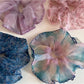 Gifty - Floral Mesh Ruffled Sheer Fabric Scrunchie