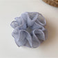 Gifty - Ruffled Polka Dot Polyester Mesh Hair Scrunchie