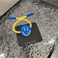 Gifty - Playful Smiley Face Elastic Ponytail Hair Tie