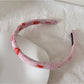 Gifty - Floral Pattern Polyester Wrapped Headband