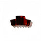 Beau - Checkered and Striped Acetate Claw Hair Clip