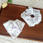 Gifty - Sweet Floral Tulip Pattern Elastic Hair Scrunchie