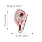 Beau - Tennis Racket-Shaped Hair Clip