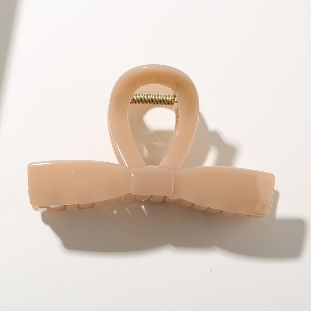 Beau - Minimal Bow Shape Women's Hair Claw Clip