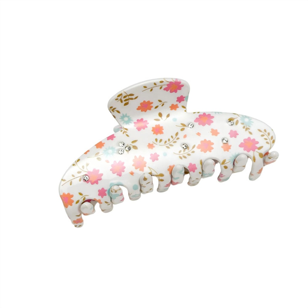 Beau - Fresh Sweet Floral Print Claw Clip